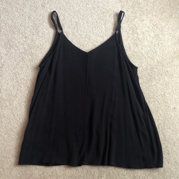 πHP! Black Tank Top with Buttons - Picture 6 of 8